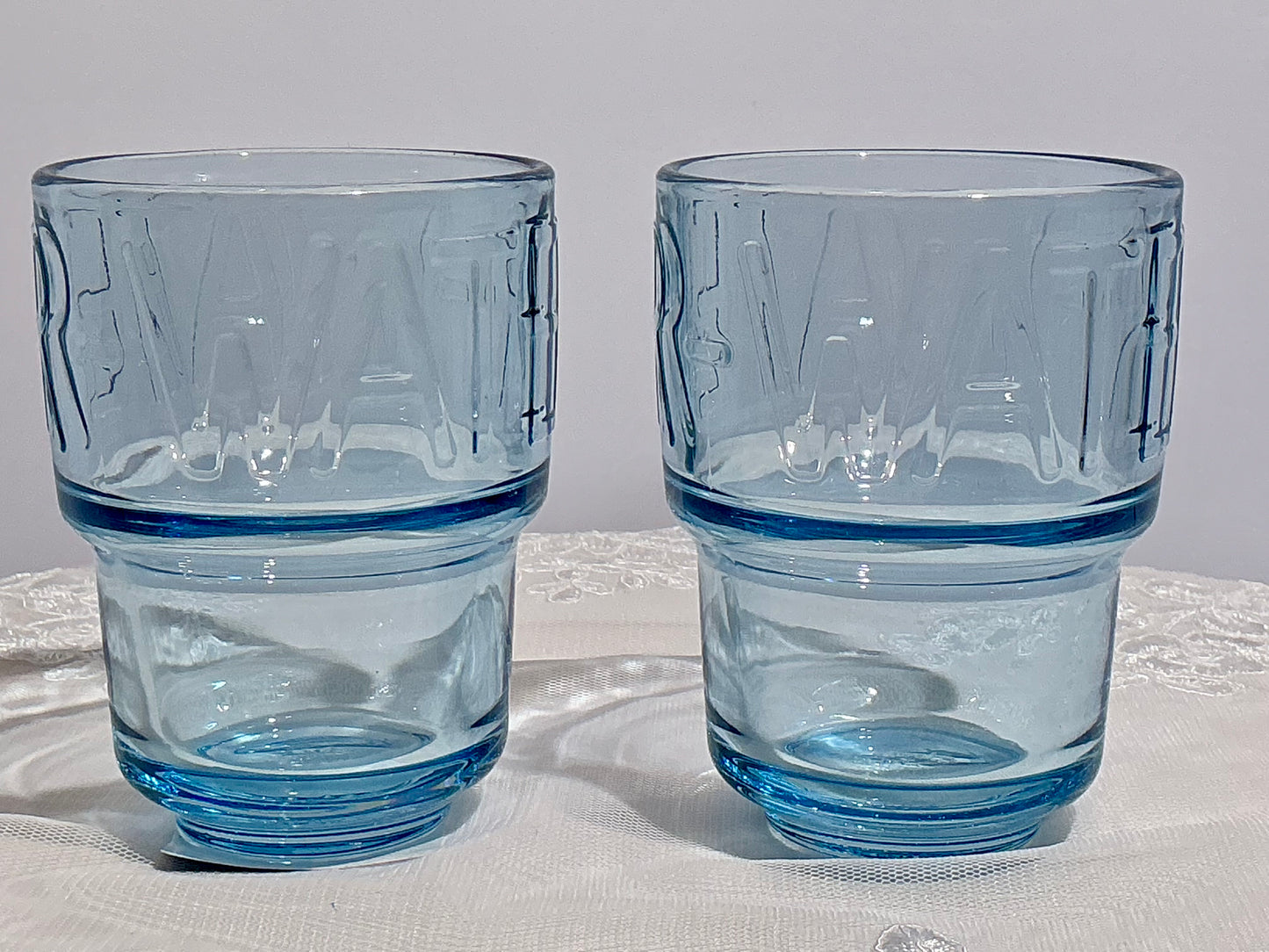 La Rochère Boston Water Tumbler – Set of 2 | Made in France | Blue, Curacao or Kiwi