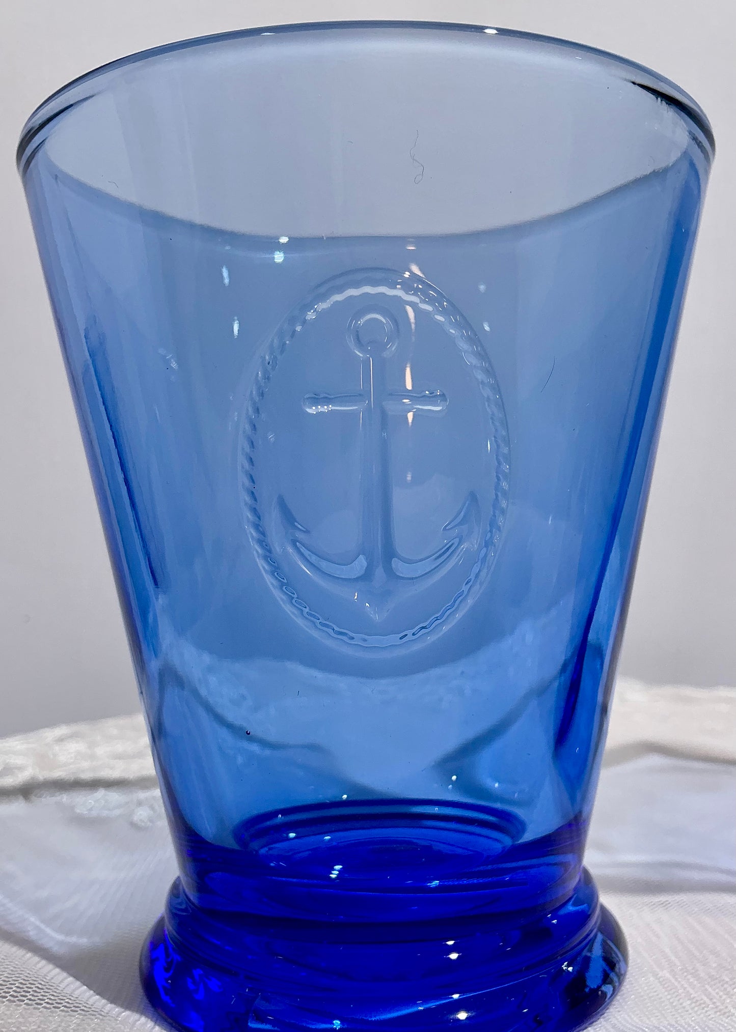 La Rochère Anchor Icon Glassware – Set of 2 | Tumbler or Wine Glass | Made in France