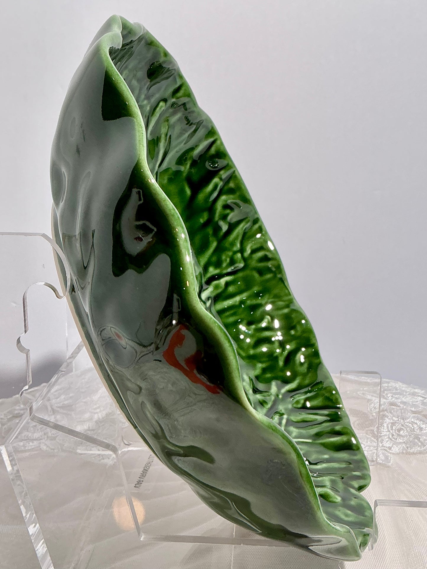Mateus Belo Portugal Handcrafted Cabbage Leaf Ceramic Plates or Dish | 8" x 2", 9" & 12"