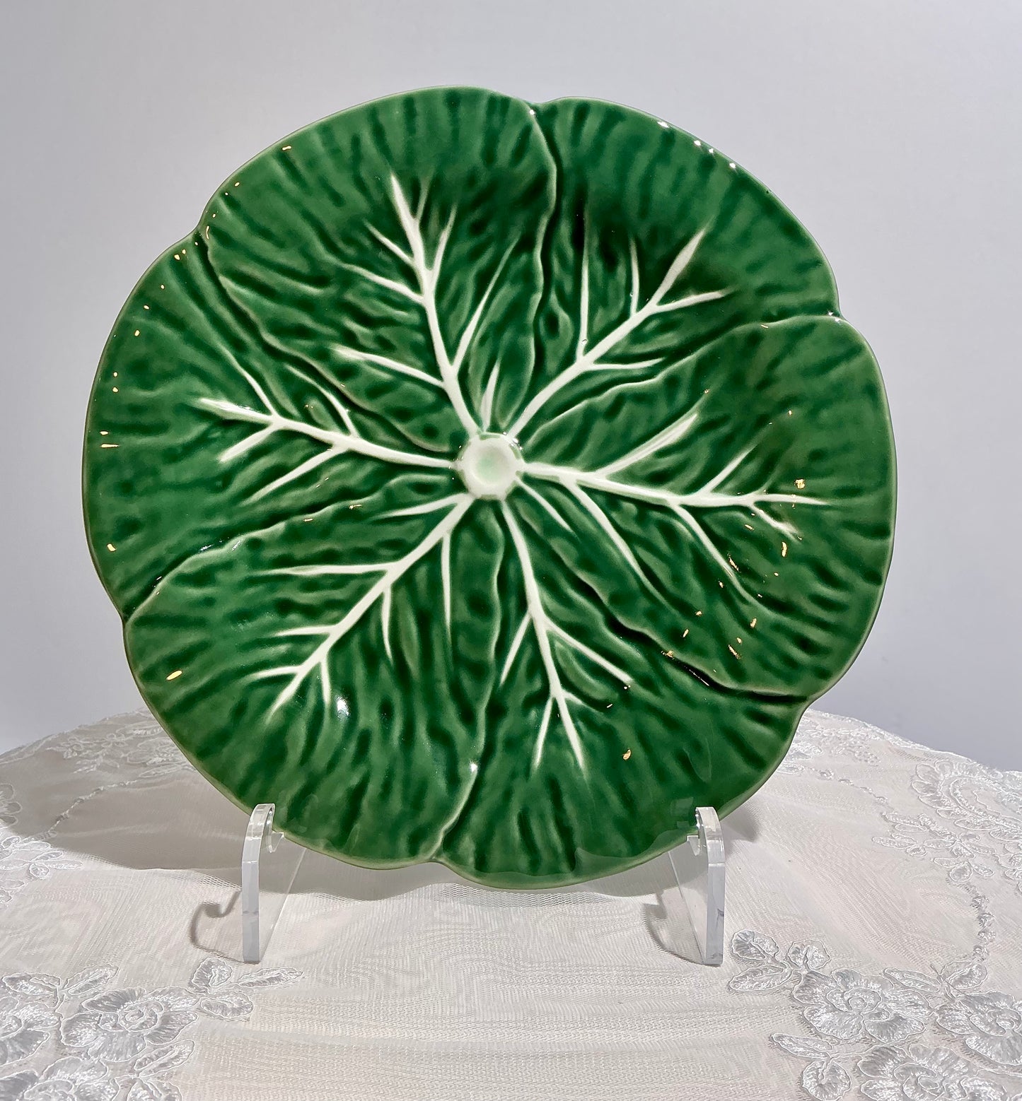 Hip Hop Cabbage Leaf Ceramic Dinnerware Collection | Plate, Salad Plate & Bowl