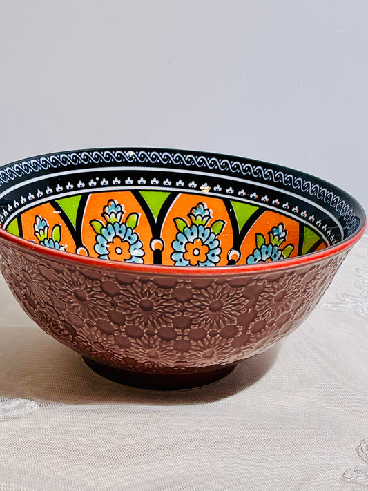 B.I.A. Harlington Assorted Ceramic Bowls Set of 4 | 6" x 3" Mixed Designs