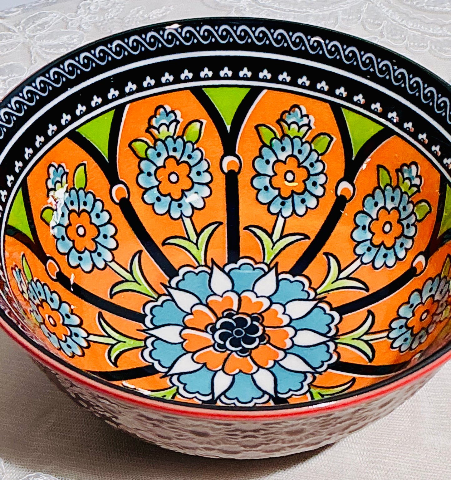 B.I.A. Harlington Assorted Ceramic Bowls Set of 4 | 6" x 3" Mixed Designs