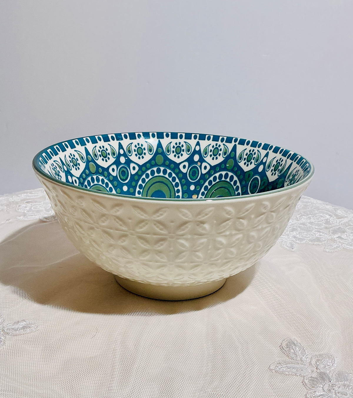 B.I.A. Harlington Assorted Ceramic Bowls Set of 4 | 6" x 3" Mixed Designs