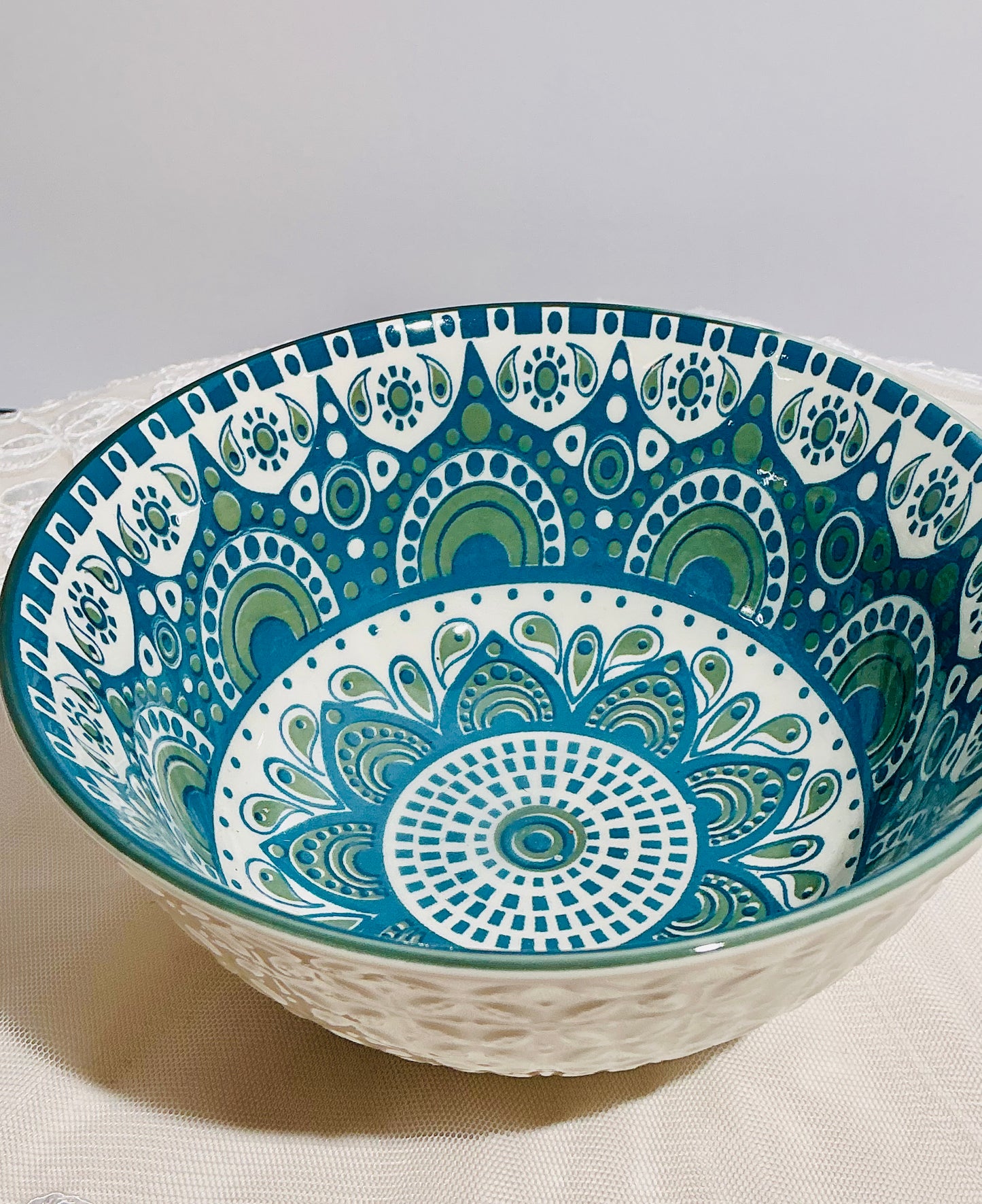 B.I.A. Harlington Assorted Ceramic Bowls Set of 4 | 6" x 3" Mixed Designs
