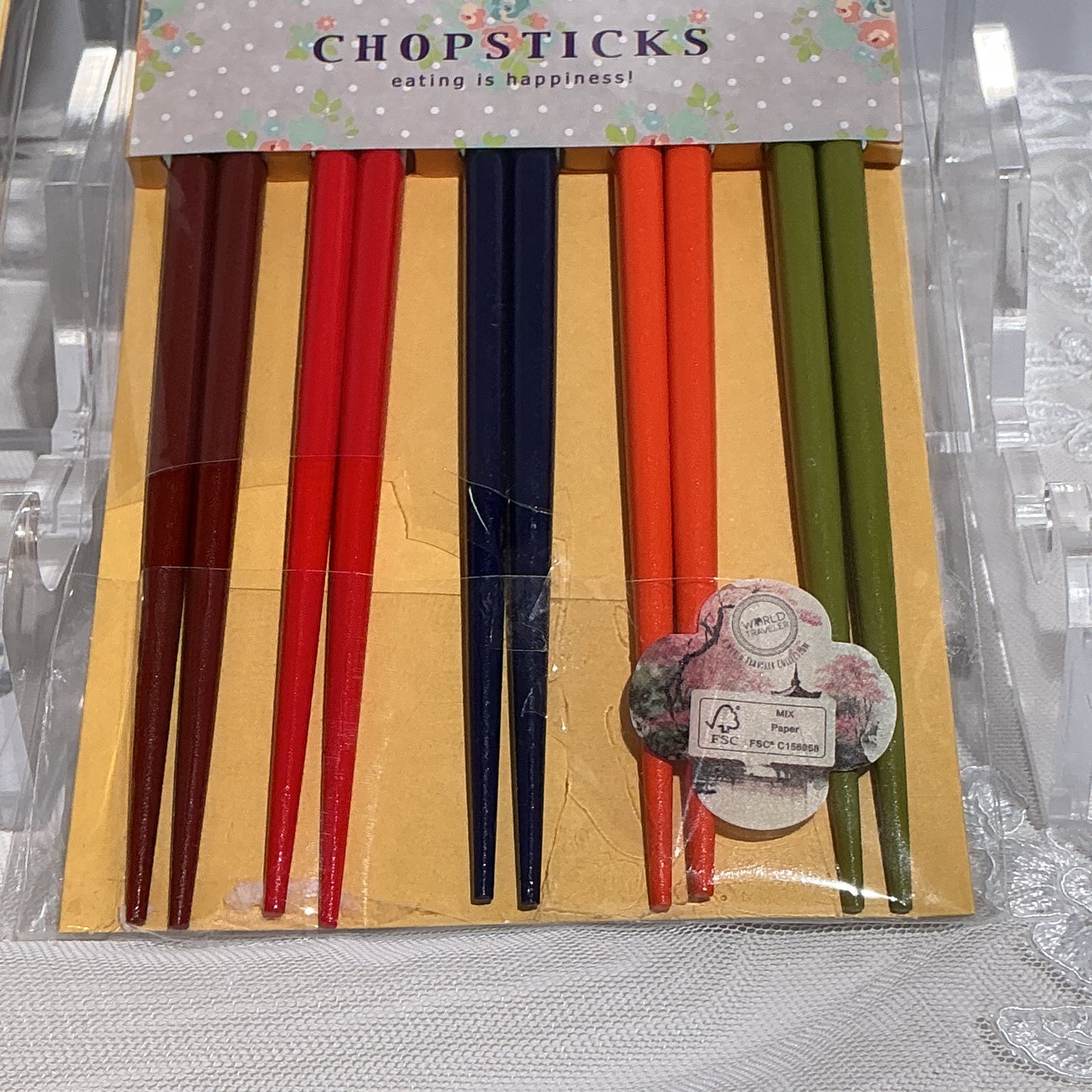 Japanese Chopsticks Set of 5 Pairs | Jewel & Digraft | Made in Japan