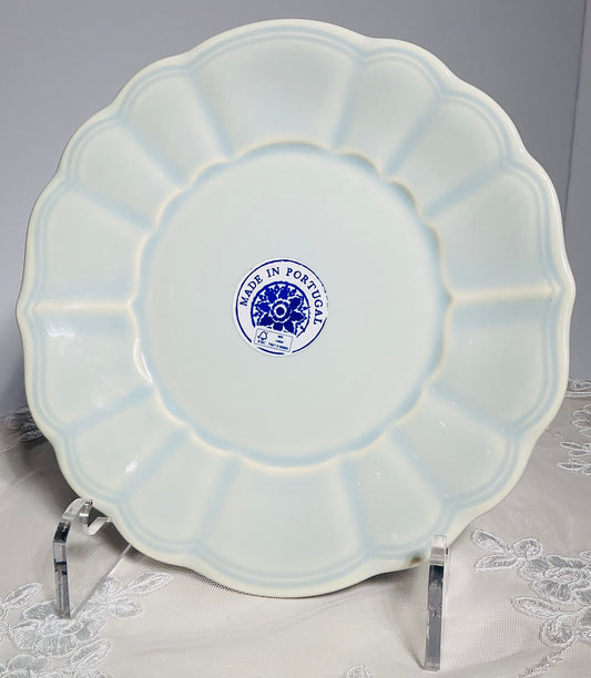 MatCeramica Scalloped Petal Ceramic Plate – Made in Portugal | Choose Your Size