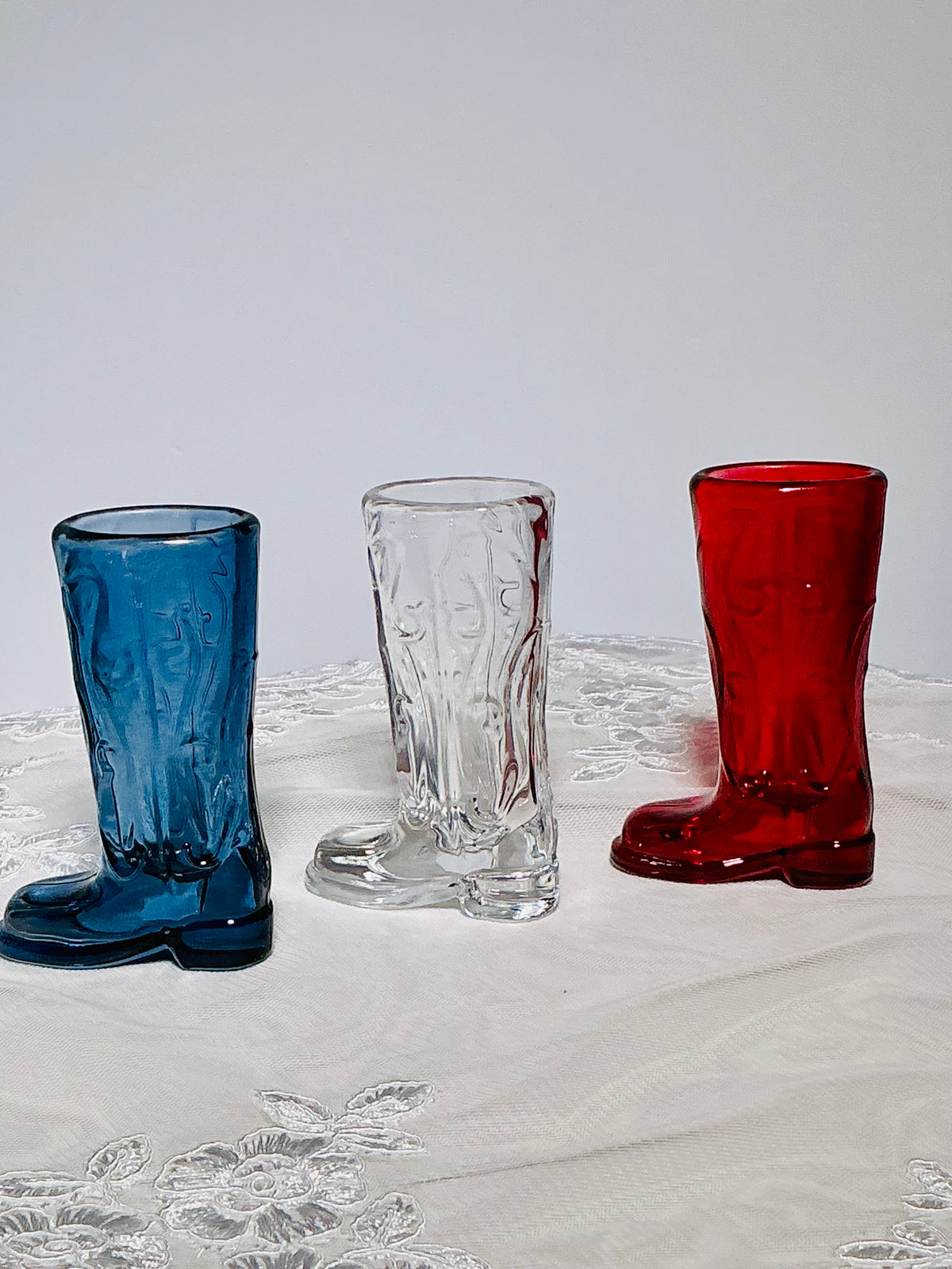 Cowboy/Cowgirl Boot Shot Glasses-choose your color