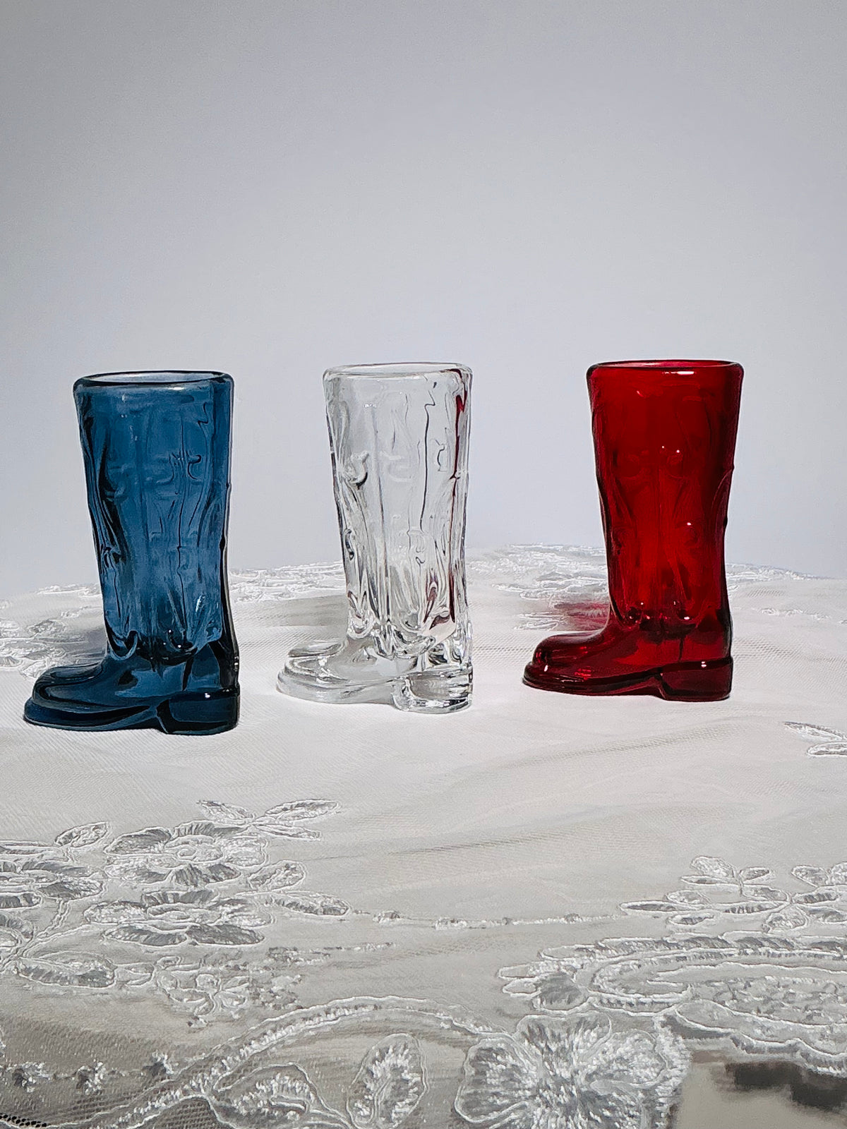 Cowboy/Cowgirl Boot Shot Glasses-choose your color