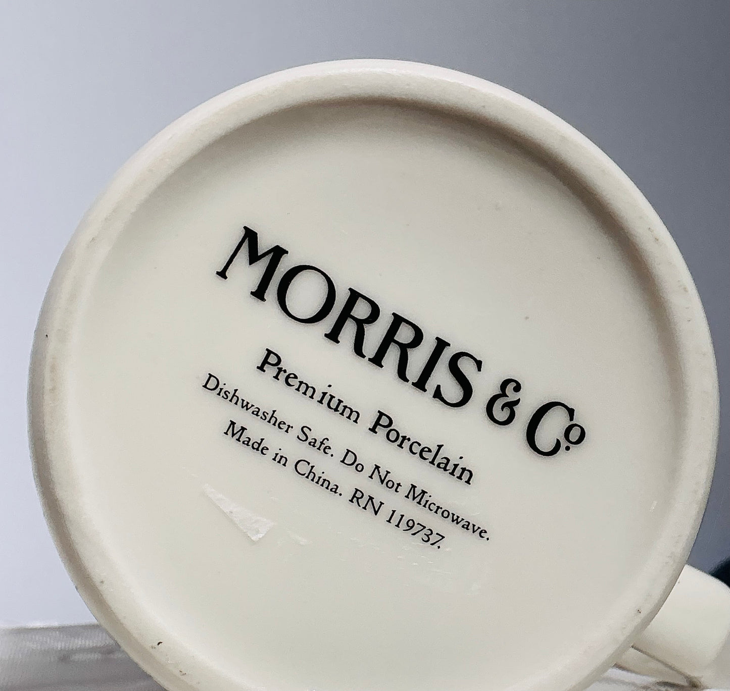 Morris & Co Premium Porcelain Mug 12oz | Choose Your Design