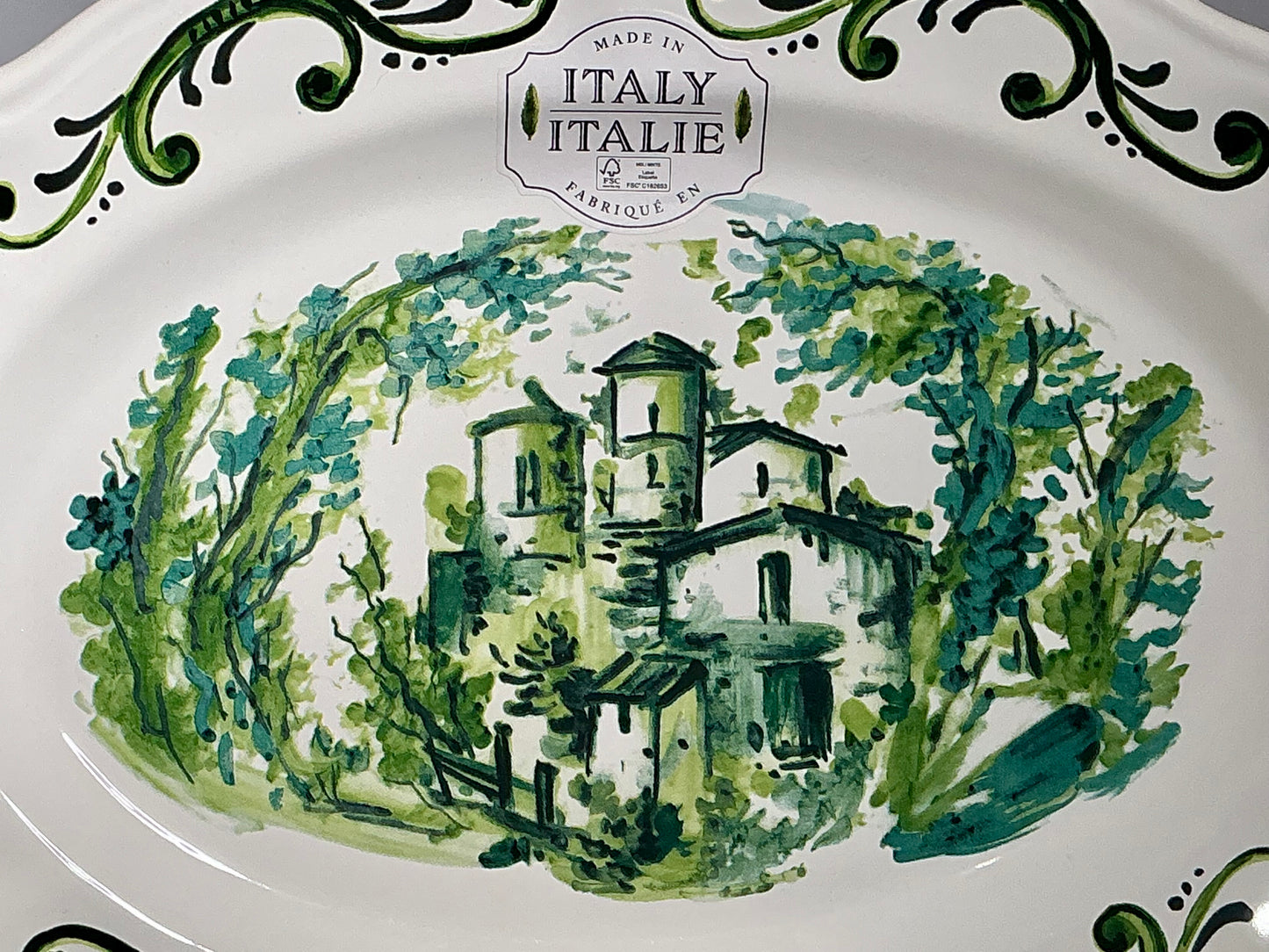 Nova Deruta Italian Ceramic Serveware | Tuscan Villa | Choose Your Piece