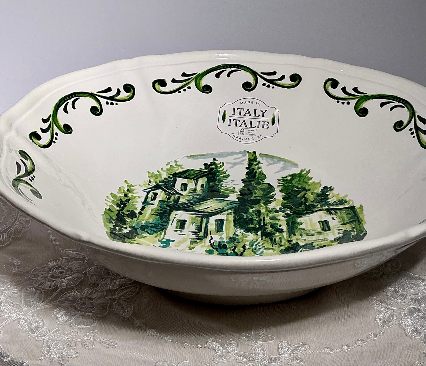 Nova Deruta Italian Ceramic Serveware | Tuscan Villa | Choose Your Piece