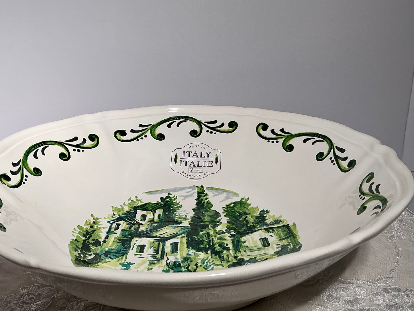Nova Deruta Italian Ceramic Serveware | Tuscan Villa | Choose Your Piece