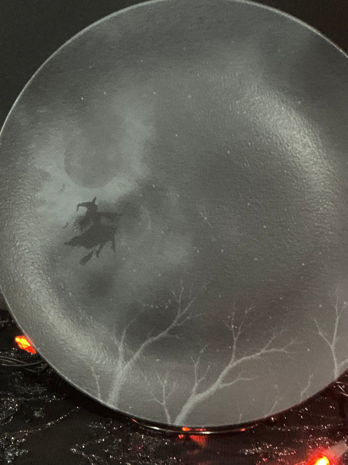 Mesa Brasil Halloween Witch Moon Matte Black Dinnerware | Choose Your Style