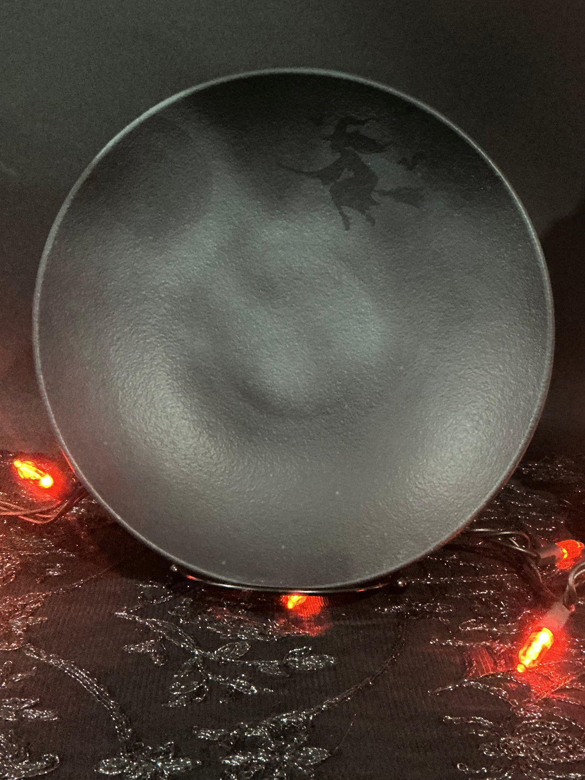 Mesa Brasil Halloween Witch Moon Matte Black Dinnerware | Choose Your Style
