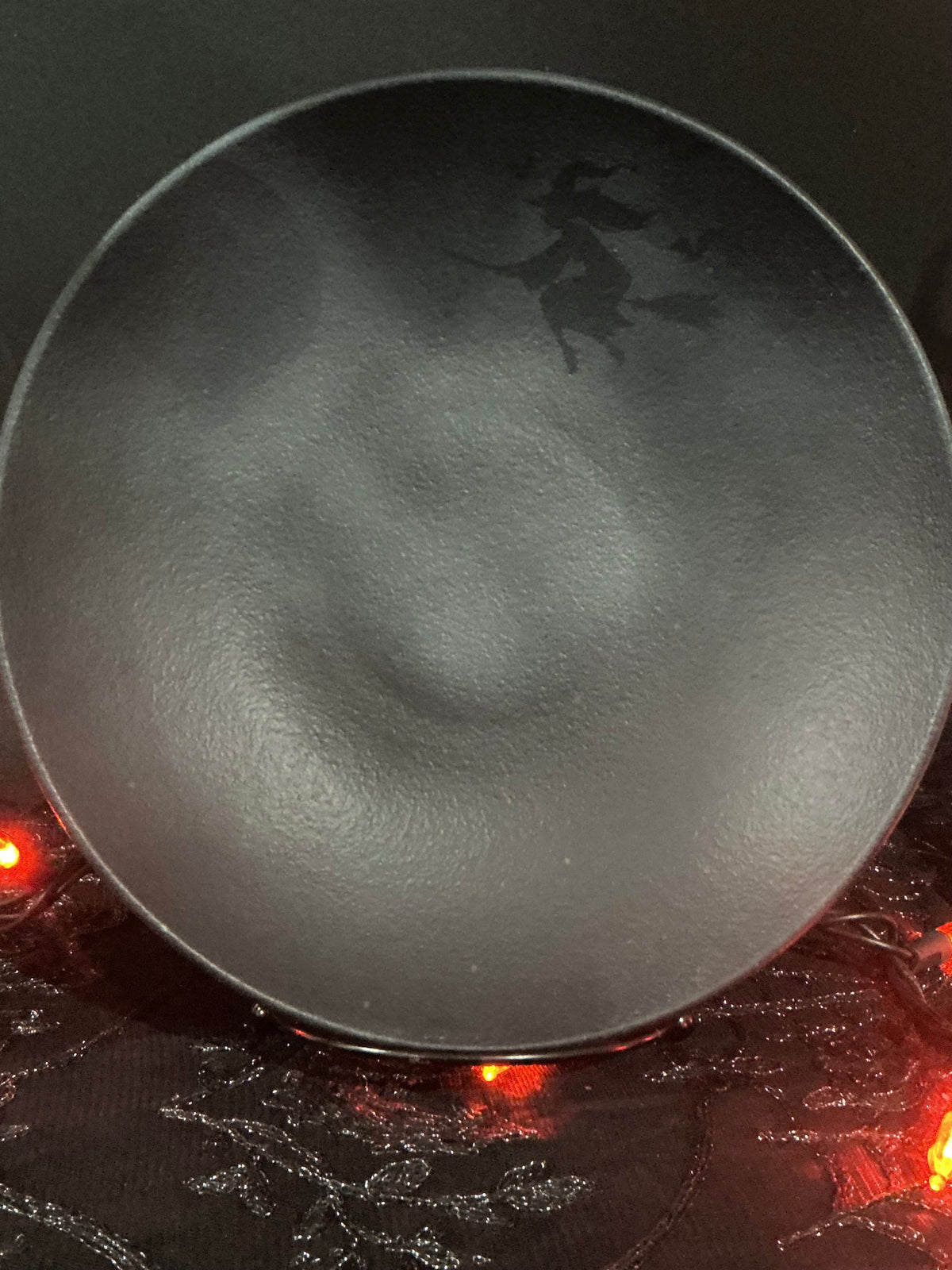 Mesa Brasil Halloween Witch Moon Matte Black Dinnerware | Choose Your Style