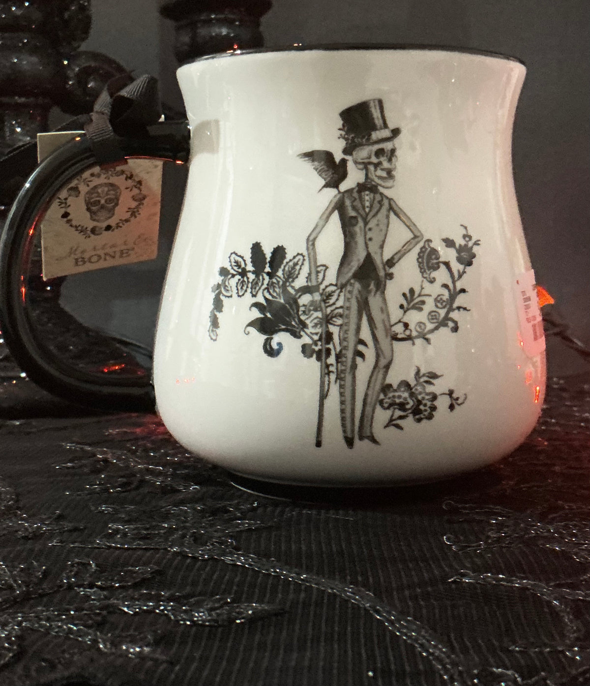 Potter's Studio Gothic Black & White Ceramic Mugs | Choose Your Style