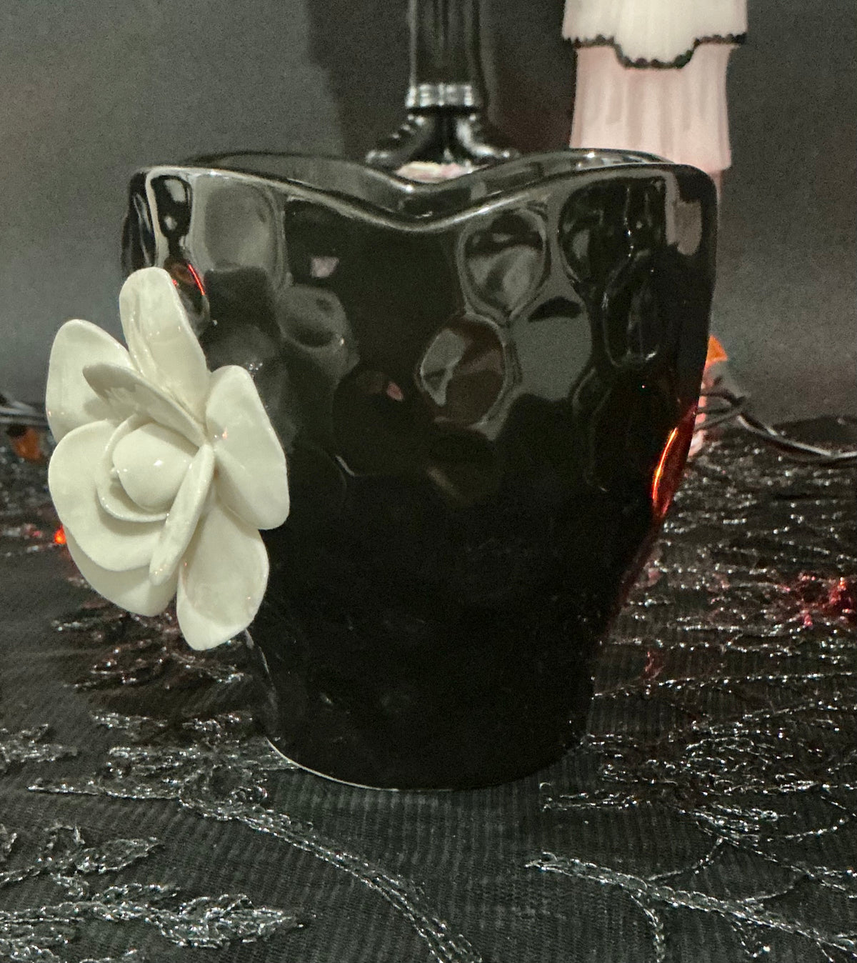 Potter's Studio Gothic Black & White Ceramic Mugs | Choose Your Style