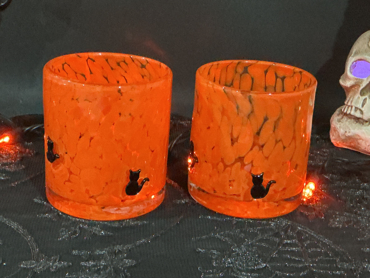 Halloween Glass Tumblers Set of 2 | Choose Your Style