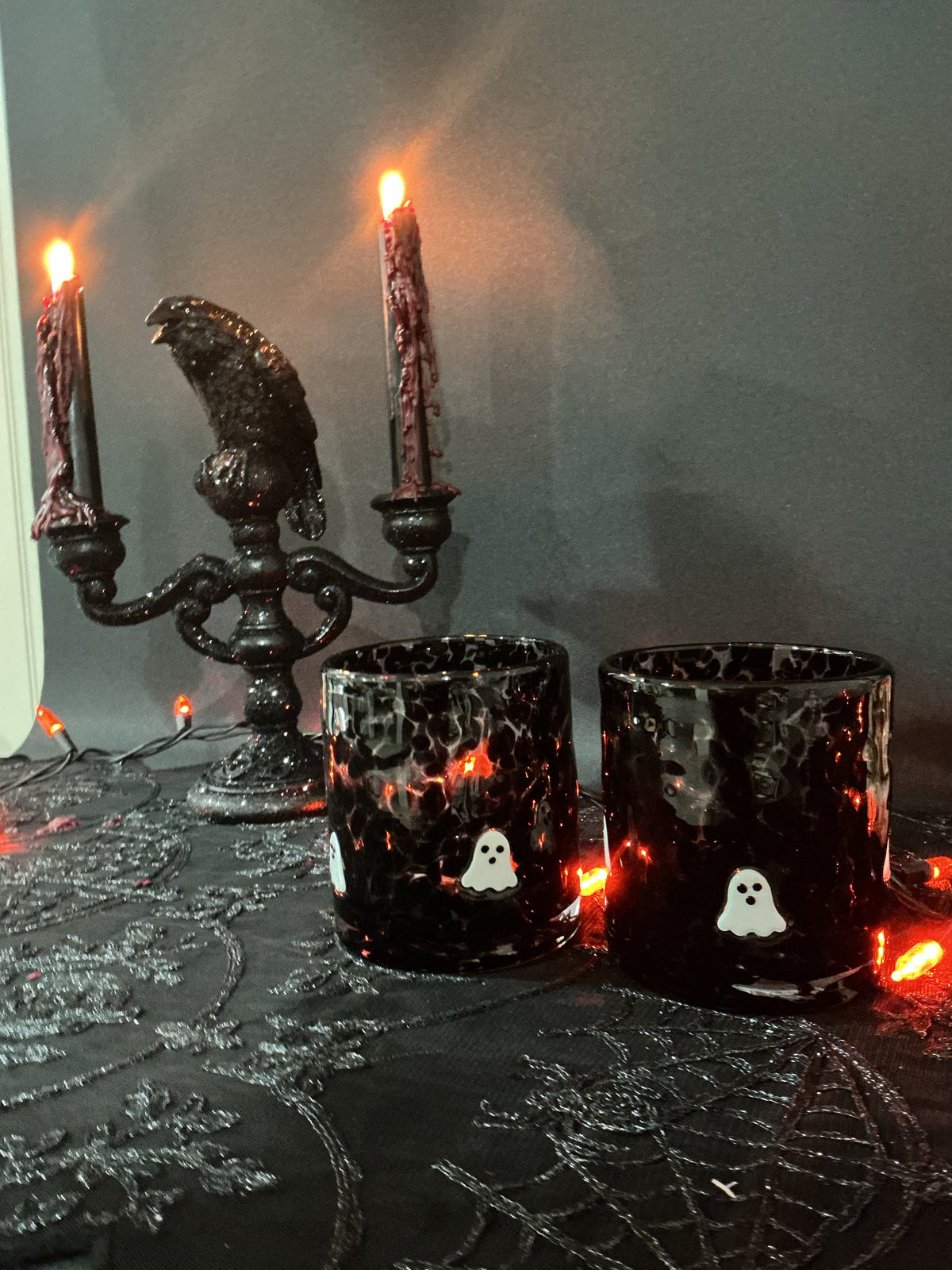 Halloween Glass Tumblers Set of 2 | Choose Your Style