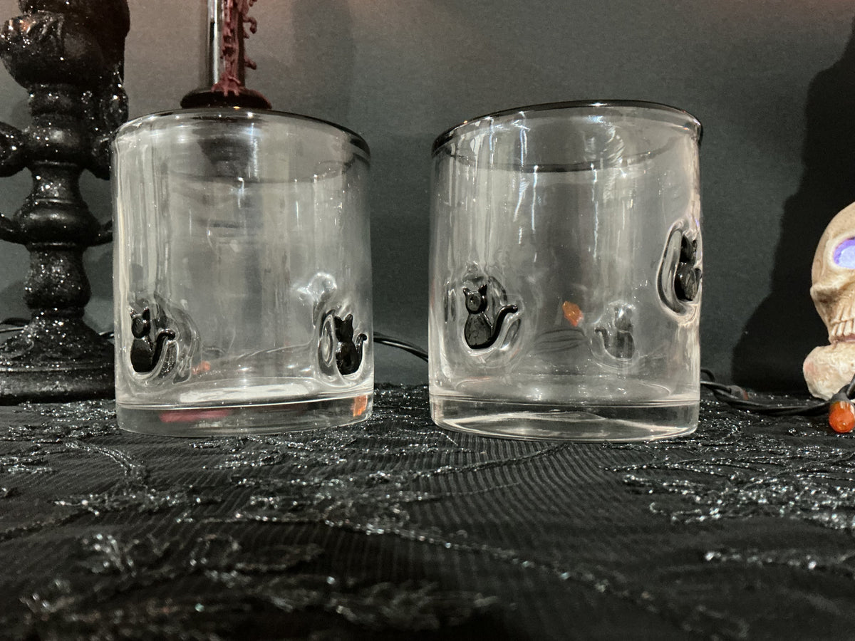 Halloween Glass Tumblers Set of 2 | Choose Your Style