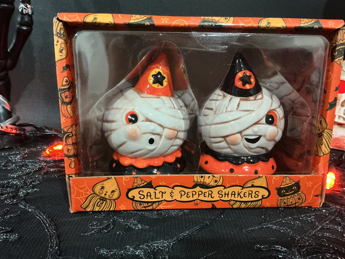 Johanna Parker Halloween Salt & Pepper Shakers | Choose Your Style