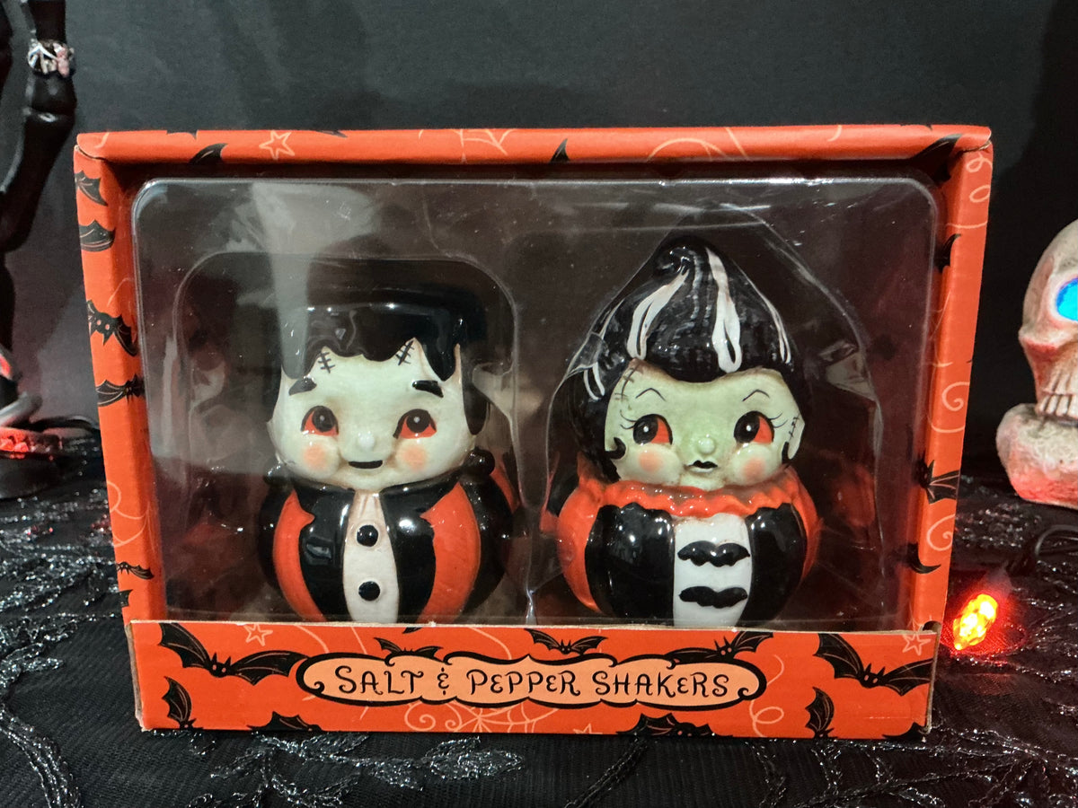 Johanna Parker Halloween Salt & Pepper Shakers | Choose Your Style