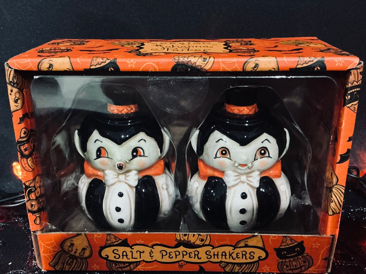 Johanna Parker Halloween Salt & Pepper Shakers | Choose Your Style