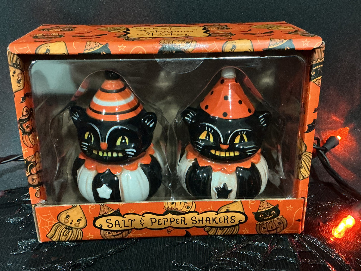 Johanna Parker Halloween Salt & Pepper Shakers | Choose Your Style