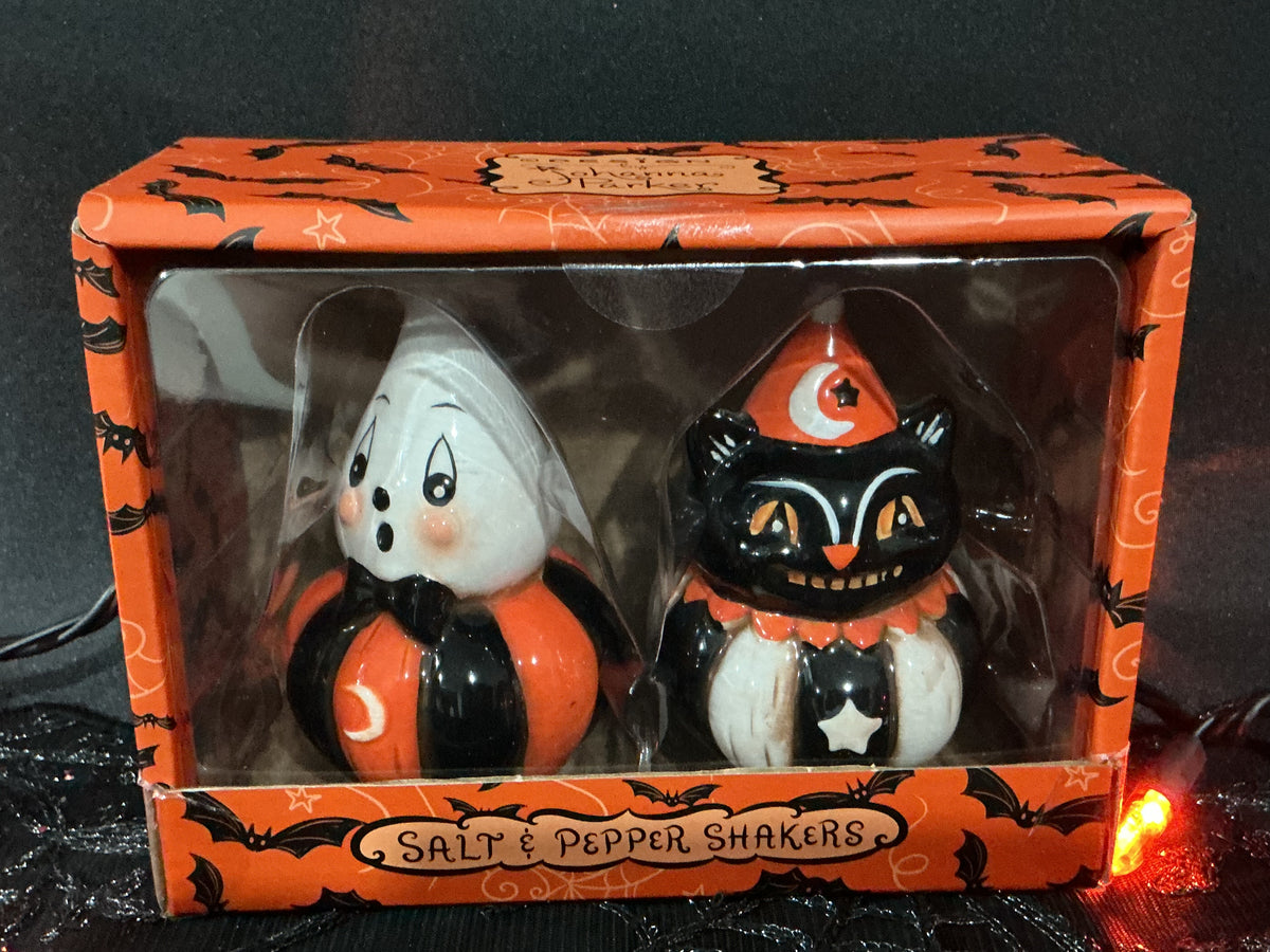 Johanna Parker Halloween Salt & Pepper Shakers | Choose Your Style