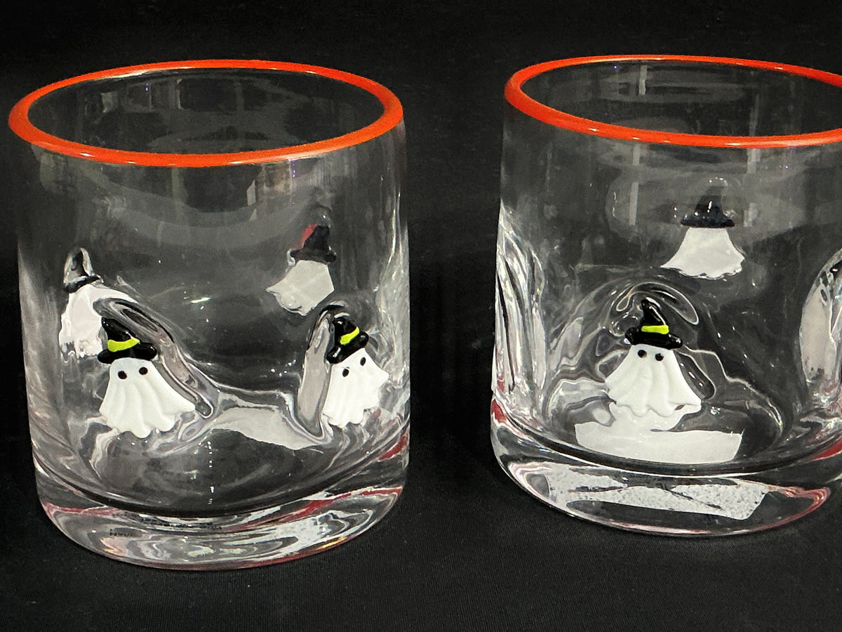 Halloween Glass Tumblers Set of 2 | Choose Your Style