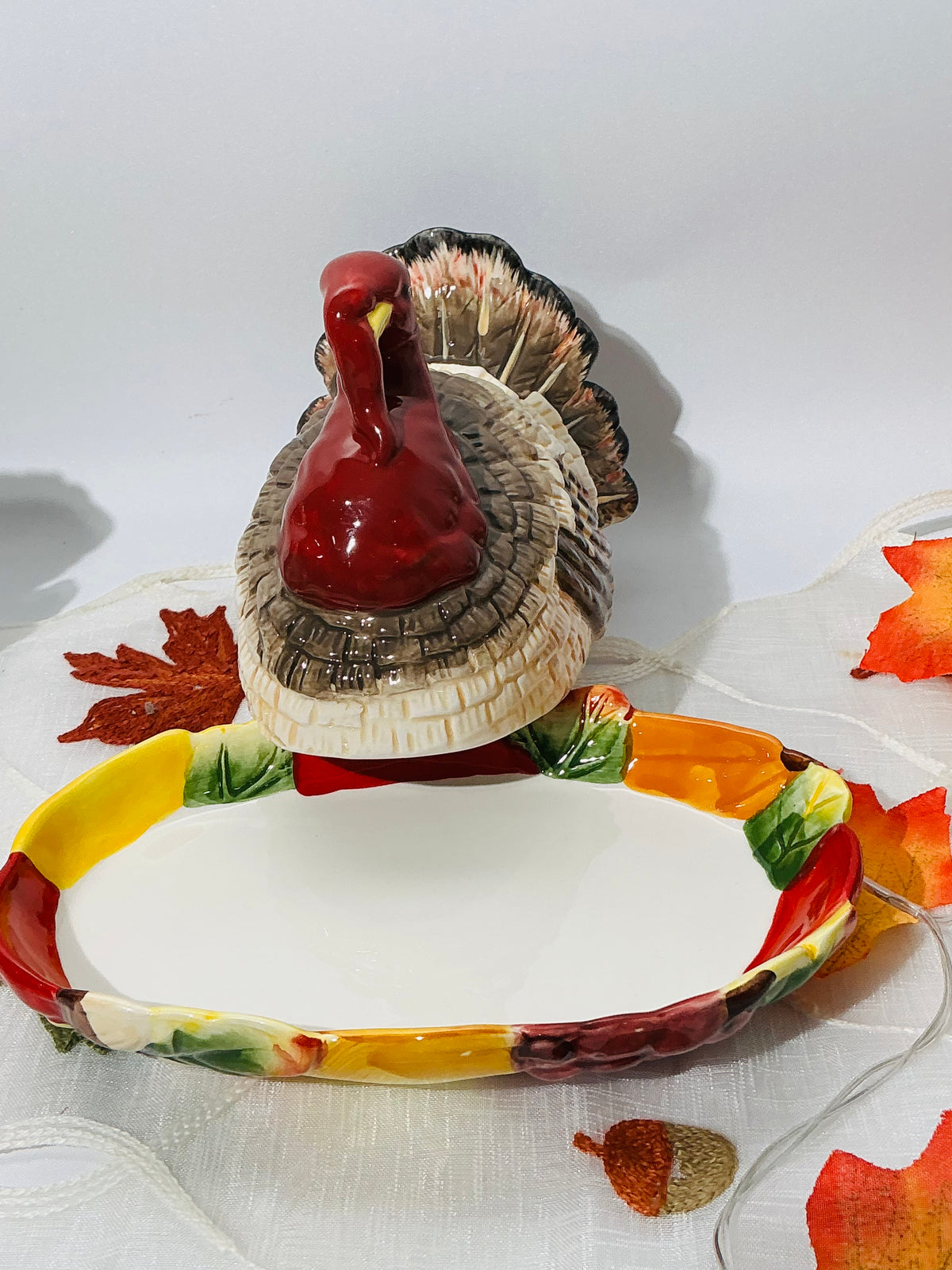Heritage Harvest Turkey Tableware - Choose Your Piece