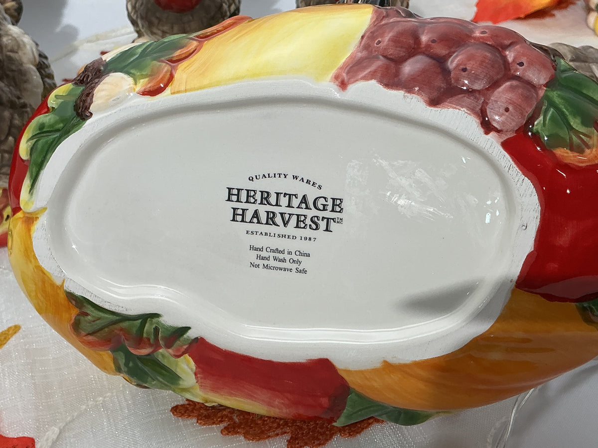 Heritage Harvest Turkey Tableware - Choose Your Piece