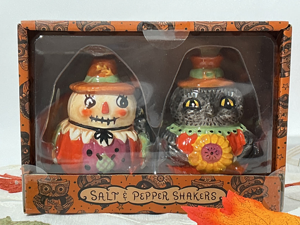 Johanna Parker Halloween Salt & Pepper Shakers | Choose Your Style