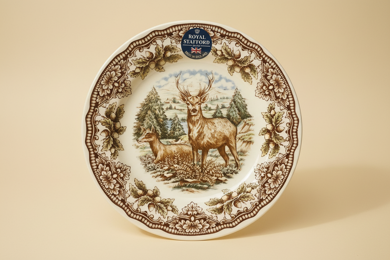 Stag Deer Dinner Plate